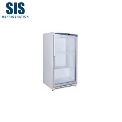 China Single-Temperature Refrigeration Equipment Commercial Single Upright Glass Door Freezer Chiller Depth 653/723 for sale