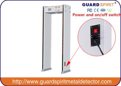 China Audible Alarm Metal Detectors For Security Full Body Scanner With 6zones for sale