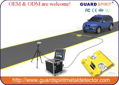 China high resolution Under Vehicle Surveillance System , mobile type under vehicle scanner with CCTV camera for sale