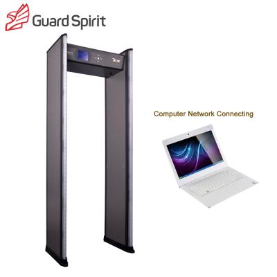 China High adjustable Bank Body Scanner Door Frame metal scanner detector with 255 Level Sensitivity for sale