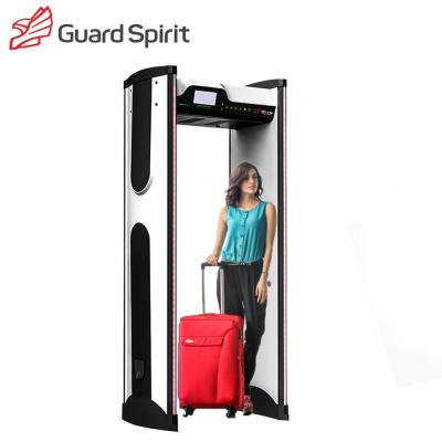 China Indicator Outdoor Backup Battery Commercial Metal Detector Door Password Protection for sale