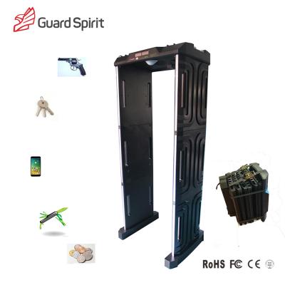 China Detector de metales del marco de puerta del alcohol del guardia/detectores de metales portátiles de la seguridad aeroportuaria de la prenda impermeable en venta