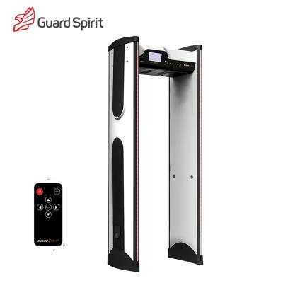 China IP55 Waterproof Door Frame Metal Detector Big Display Low Radiation Power for sale