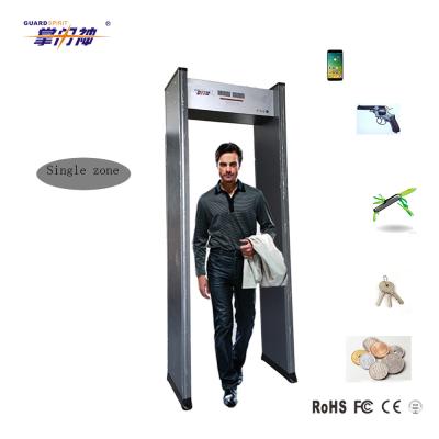 China High Sensitivity Metal Detector Gate , Single Zone Walk Through Metal Detector for sale