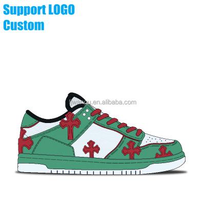 China Custom Fashion Trend Skateboard Sneakers Printing Shoes With Logo Sb Custom Low Dip Shoe Wholesale Made for sale