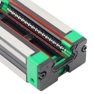 China Cuatro direcciones de carga Bloque de guía lineal A prueba de polvo Bloque de deslizamiento lineal Alta rigidez en venta