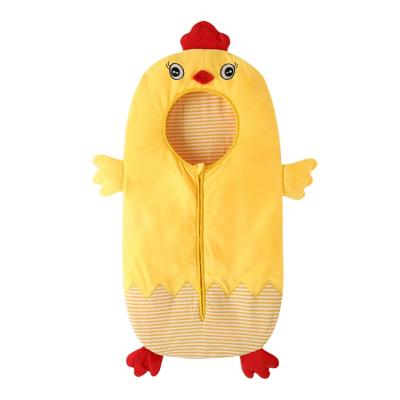 China Hybrid Type Chick Vest Cartoon Animal Kids Sleeping Bag Type Sleeping Bag Easy To Carry New Autumn for sale