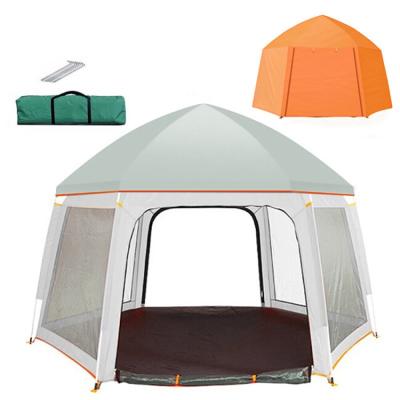 China Outdoor Open Hexagonal Spring Double-Layer Spring Automatic Touring Tent Diagonal Bracing Type Quickly for sale