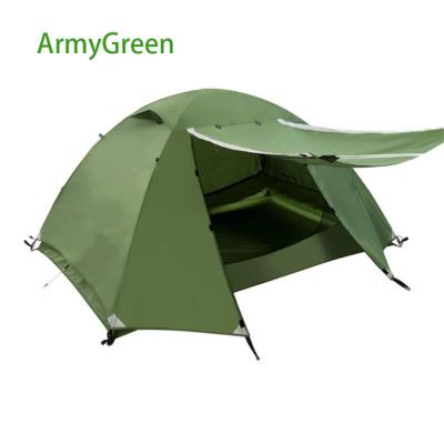 China Easy-to-Build Outdoor Ultralight Waterproof Family Tent Double-Layer Outdoor Camouflage Play Tent/Field Top Tent for sale