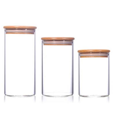 China Modern Variety Glass Snack Coffee Jars With Airtight Cover Storage Jar for sale