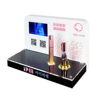 China Excellent Skin Care Product Display Design Acrylic Skin Care Product Makeup Display Lipstick Cosmetic Display Stand for sale