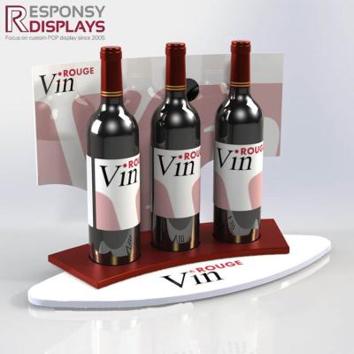 China New Wine Stopper Display Design Counter Wine Stopper Wine Bottle Display Rack for sale