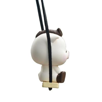 China Decorate Fine Quality Pig Swing Aromatherapy Plaster Pendant Car Cute Cartoon Pig Pendant for sale