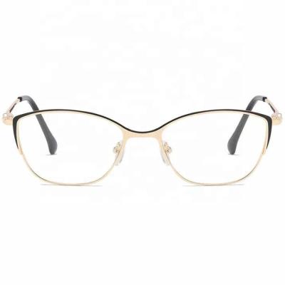 China 2022 Modern New Arrival Fashion TR90 Glass Frames Cat Eye Shape Blue Light Blocking Optical Glasses Frame for sale