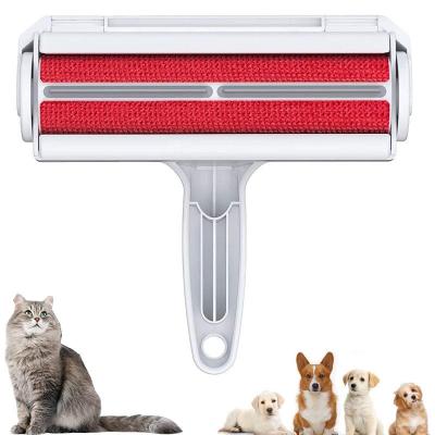 China Stocked Custom Self-Cleaning Reusable Carpet Cat Fur Pet Hair Remover Roller Lint Brushes Dog Pet Hair Remover for sale