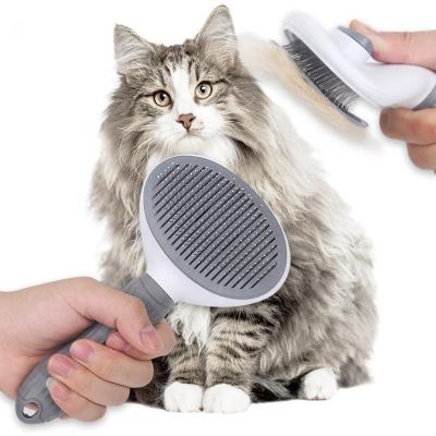 China Stocked Dog Hair Brush Cat Comb Grooming And Care Cat Brush Stainless Steel Comb For Long Hair Dogs Cleaning Pet Dog Accessories for sale