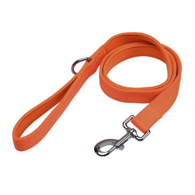 China 2023 Stocked Best Selling Puppy Collar And Leash Sets Custom Dog Accessories Plain Nylon Dog Leash Dog Collars Pet Leads for sale