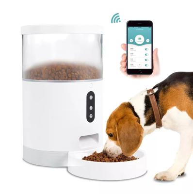 China New Pet Cat Food Vending Machine Smart Dog Feeder Wifi Camera Remote Control Automatic Pet Feeder Auto Mobile Phone App for sale