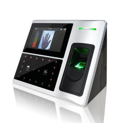 China Built-in palm and camera face and fingerprint time attendance and access control terminal with WIFI for sale