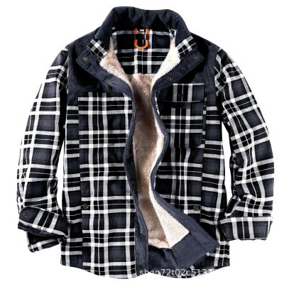 China New Cotton Solid Men's Shirts Autumn Winter Long Sleeve Custom Logo Flannel Shirt Slim Fit Male Shirt Anti-Shrink for sale