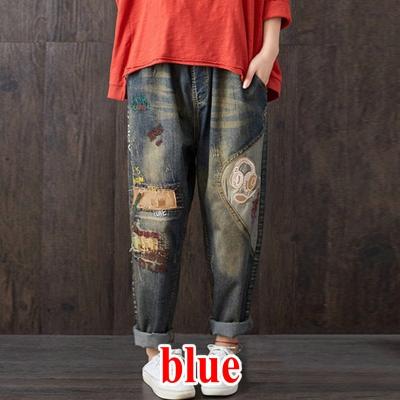 China Selling Viable Whole Denim Overalls Hip Hop Ladies Adult Casual Onesie Hollow Out Long Young Girl Jeans Harem Pants Women for sale