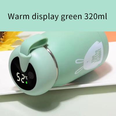 China 304 Stainless Steel Logo 304 Stainless Steel Temperature Sensor LED Display Custom Viable Vacuum Big Smart Digital Belly Water Bottle for sale