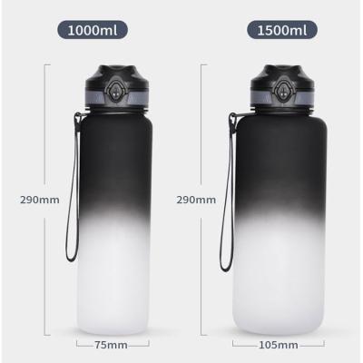 China Sustainable Hot Selling Plastik Tritan Mug For Yogurt 1000-1500ml Sports Bottle for sale