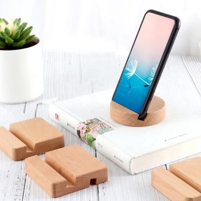 China YONANSON Desktop Adjustable Portable Cell Phone Wood Stand Holder Dock For Smartphone iPhone iPad Mini for sale