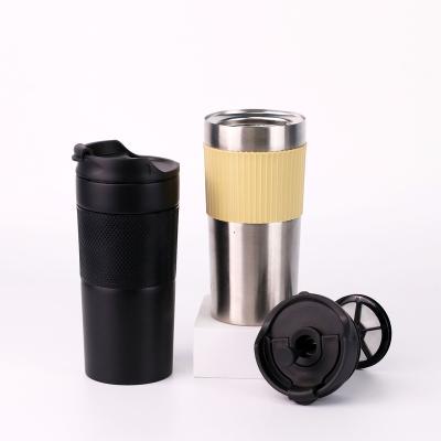 China WITH LID French Coffee Press Travel Mug for sale