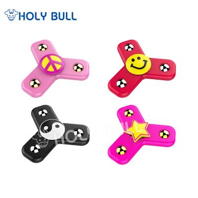 China Colorful Custom Fuzzy Person Finger Spinner Toy Custom for sale