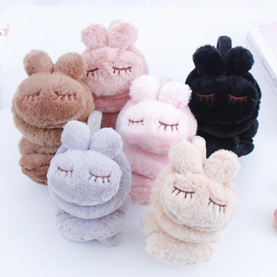 China Cute Warm Cold Proof Soft Children's Earmuffs Cartoon Earmuffs Rabbit Feeling Rabbit Earmuffs for sale