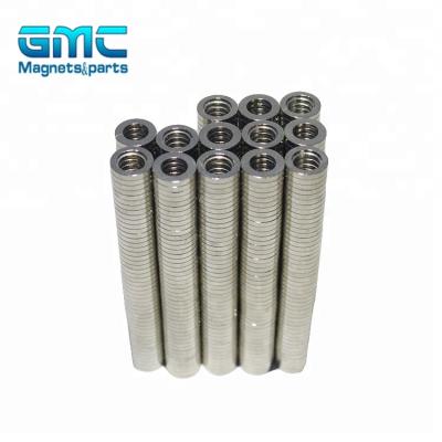 China Industrial Magnet N52 Industrial Ring Neodymium Magnet Round Magnets with Holes for sale