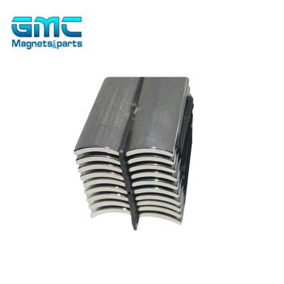 China Industrial Magnet High Grade N52 Neodymium Custom Curved Magnets For Motor for sale