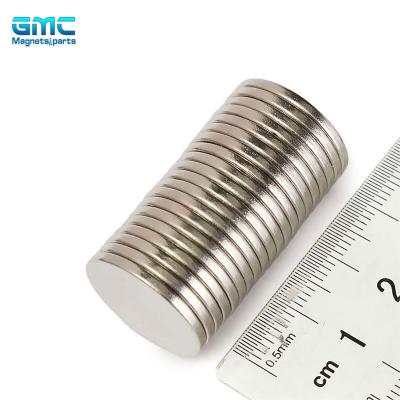 China New Industrial Magnet Magnetic Circles/Around 20mm Disc Magnet/20x2mm Neodimum Magnets for sale