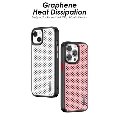 China Shockproof suitable for Apple 13 mobile phone case 13promax heat dissipation graphene 12 physical case 11pro/xsmax /XR for sale