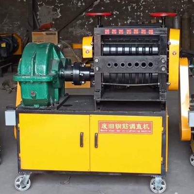 China Building Construction Factory Supply Drop Bar Reinforced Bending Wire Rebar Straightening Machine for sale