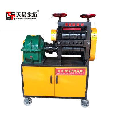 Chine High Precision Building Construction China Electric Mobile Cold Rolled Ribbed Steel Bending Straightening Machine à vendre