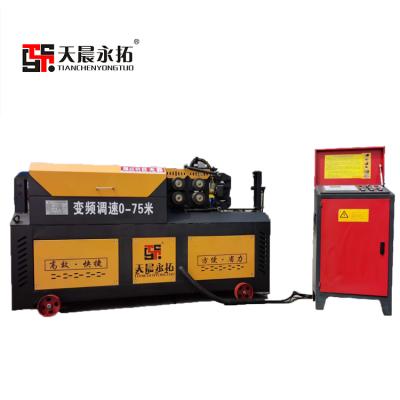 China Hot Selling Automatic Coil Wire Bar Steel Rebar Flattening Straightening And Slitting Machine for sale