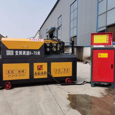 China Flattening straighter machine for iron wire wire cutting and straighter machine individual operated rebar straightener for sale