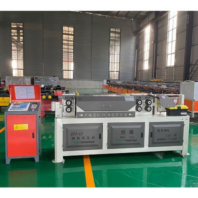 China Flattening Steel Bar Straightener and Cutter Straightening Cutting Machine Round Bar Steel Rebar Straightener for sale