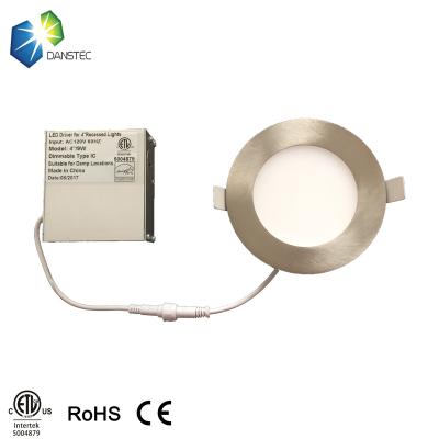 China Modern ETL Energy Star Listed Recessed Concrete Ceiling Light 3cct 5cct 4