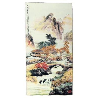 China Handmade Chinese Style Paintings Home Landscape Paintings And Decorative Colorful Modern Wall Arts for sale