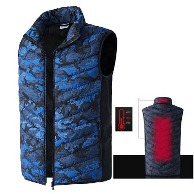 China Rechargeable Battery Men's Heat Vest Anti-Shrink Thermal Vest Usb for sale