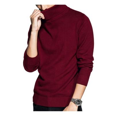 China Winter anti-shrink wholesale plain turtle neck wool sweater knit sweaters for sale