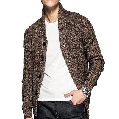 China Wholesale Winter Cotton Manufacturer Korean Cardigan Knitwear Men Anti-Shrink for sale