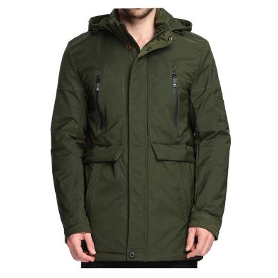 China Hooded Multi Pocket Slim Long Plain Waterproof Wind Proof Breathable Jacket for sale