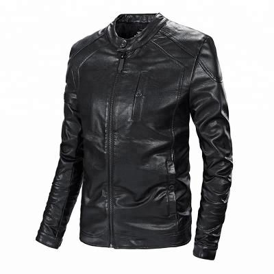 China Viable Wholesale New Arrival Autumn Men Leather Motorcycle Jaket from Dropshipping for sale