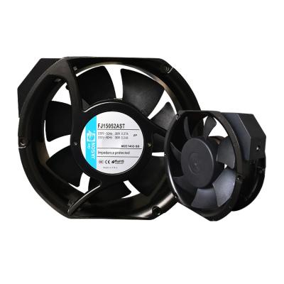 China Hotels 172X150X55mm 6 Inch Plastic Axial Fan With Terminal Type 230V AC For Exhaust Cooling for sale