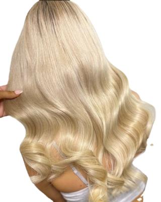 China Body Wave 13 6 Color 613 Silky And Shiny Blonde HD Lace Front Hair Wigs For Hair Business Women for sale