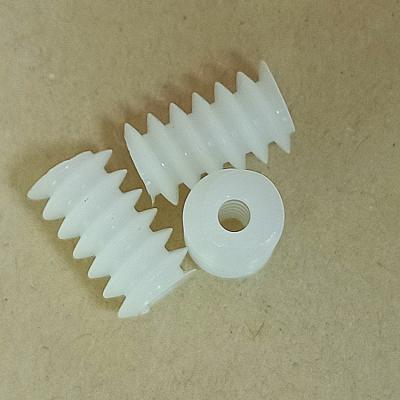 China Garment Shops Non-standard Customized Plastic Nylon Injection Molding Gear Worm M0.2-1.0, Precision Customized Plastic Gear To Trace for sale